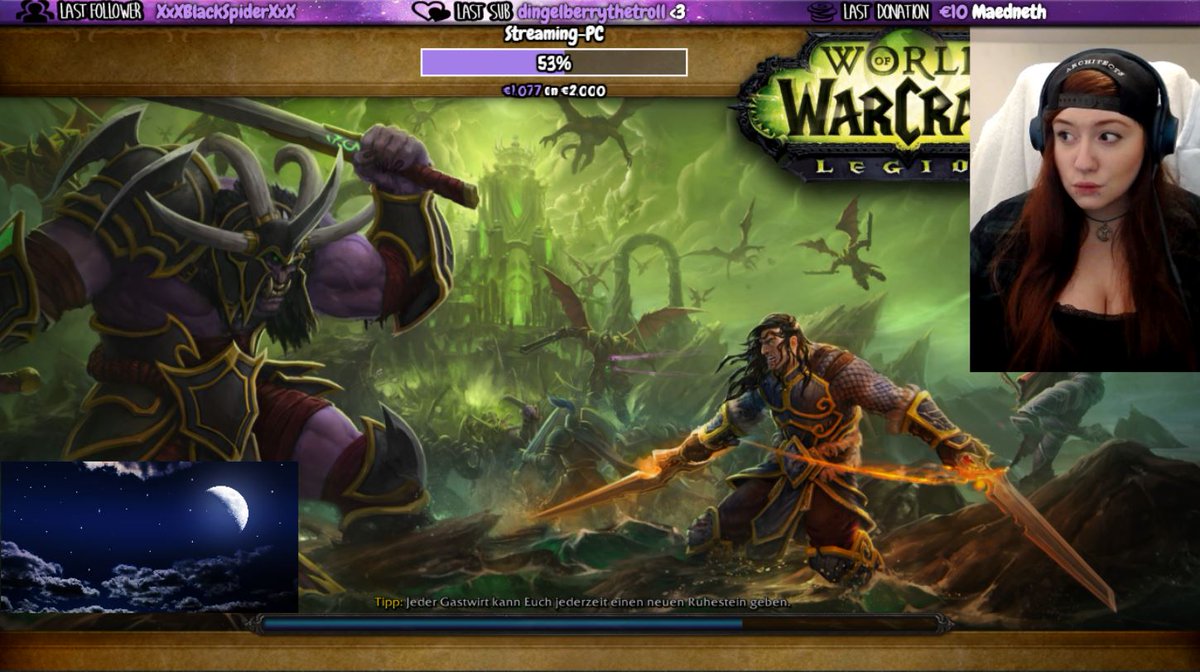 moonmermaid_ttv's tweet photo. Mythics, Raid, was auch immer. Hauptsache n Kilkenny dabei ;) - Später OW? DBD? Was sachta?
#twitch #twitchgirl #twitchpartner #newpartnerintown #sorrymama #finestmusic #stream #protpala #windwalker #wow #worldofwarcraft #girltank
https://t.co/uiMIHRvVZz https://t.co/yfyVrXtbs8