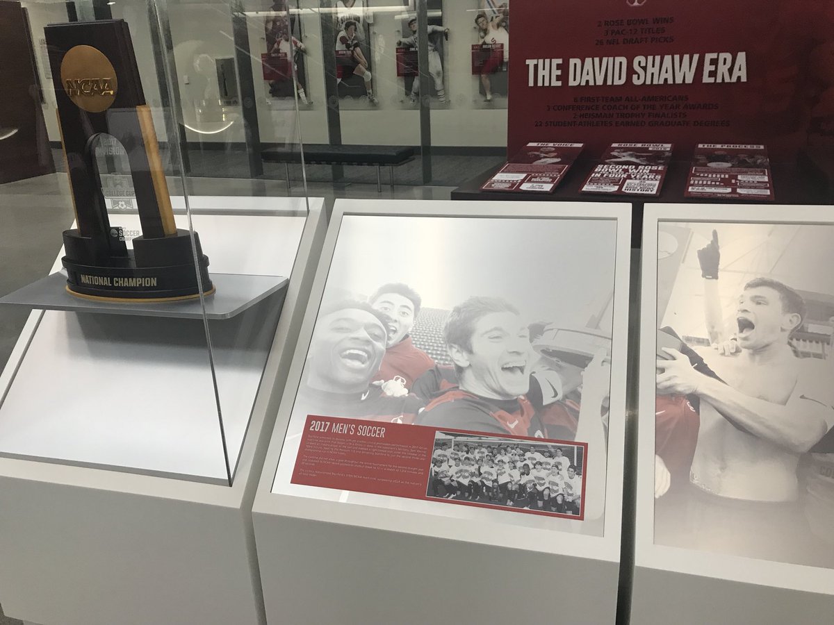 HomeofChampions's tweet photo. Excited to recognize our three most recent national championship programs. We’ve also got a few other updates to the space, so swing by for a visit! #GoStanford https://t.co/hkKwsXZvtG