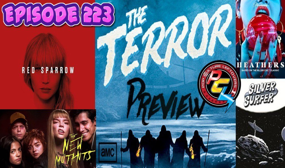 PCLeftovers's tweet photo. #Podcast 223 We preview the upcoming AMC series #TheTerror premieres 3/26. We discuss #RedSparrow, #DeathWish, #FinaleSpace #Heathers, and BKV on a #SilverSurfer movie? Kristin Wiig as the Cheetah in #WonderWoman2 Listen here https://t.co/FQeuLxYzcr or on #iTunes #Spotify https://t.co/GEhWdmqGQH