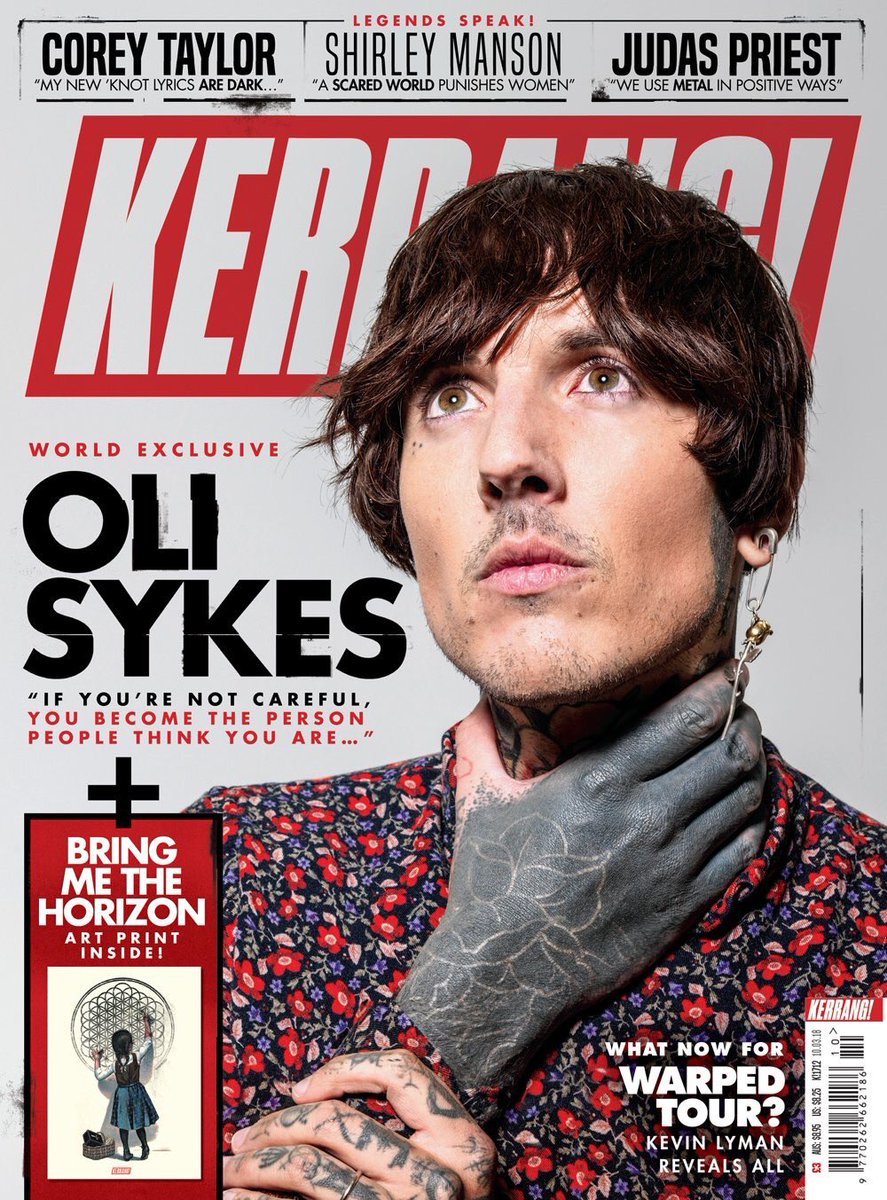 RCALabelGroupUK's tweet photo. ATTN: This Wednesday, @olobersyko / @bmthofficial is @KerrangMagazine’s coverstar. #BMTH #Kerrang https://t.co/UKer5HNBTQ
