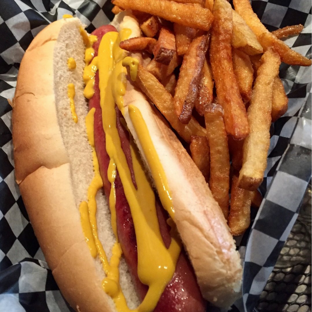 You need this dog in your life! Every Monday we have Nathan's Famous Hot Dogs - Canada hotdogs and house made fries for only $9!