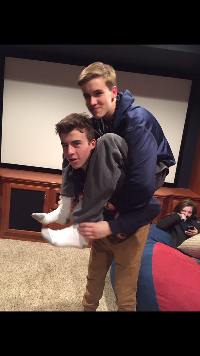 HegerWill's tweet photo. Happy big 18th young brotherin... you’re a champion for life love ya 💯 @msperrazza https://t.co/MEmLoj0kBa