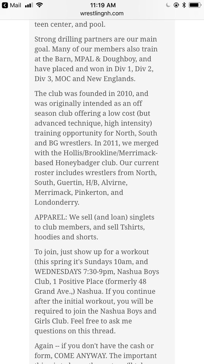 10 days til we start rolling. OFFSEASON STARTS WEDS 3-14

wrestlingnh.com/forum/main-for…

<a href="/phspythons/">PHSAthletics</a> <a href="/nhsswrestling/">Nashua South Wrestle</a> @NNorthWrestling <a href="/alvirnewrestle/">Alvirne Wrestling</a> <a href="/CHSGoCougars/">CHS Athletics</a> <a href="/MHS__WRESTLING/">Merrimack Wrestling</a> <a href="/BGHS_Cardinals/">BGHS Athletics</a> <a href="/hbhswrestling/">HBHS Wrestling</a> <a href="/SouheganSabers/">SouheganSabers</a> <a href="/astroswrestling/">Pinkerton Astros Wrestling</a> <a href="/_LHSWrestling/">LondonderryWrestling</a> <a href="/WrestlingNH/">WrestlingNH</a> <a href="/wrestling_whs/">WHS Wrestling</a>