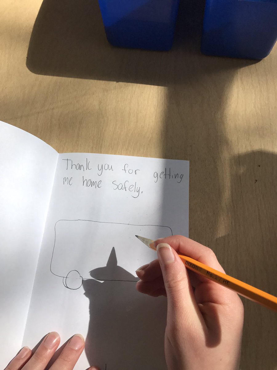 mehst's tweet photo. Notes of gratitude to our bus drivers! https://t.co/NwHjesehtP