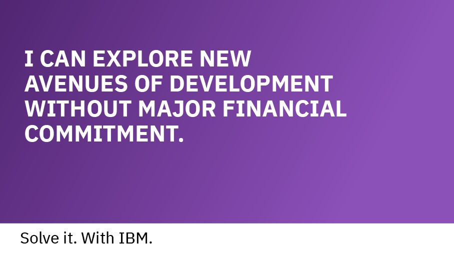 franzdornig's tweet photo. Service providers can cut their development costs with #embedIBM - get started with $750 of IBM #Cloud credits free: https://t.co/1hgS6kba4x https://t.co/2dFVu26TNS