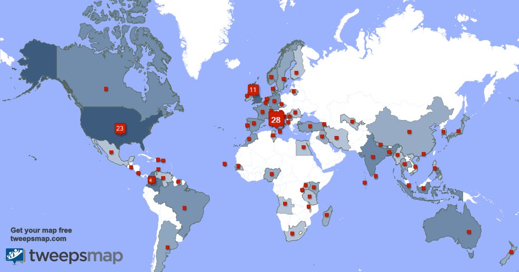 Cinqueterreh's tweet photo. My followers live in 71 countries: Italy(26%), USA(22%)... https://t.co/mPRsRCgpcq Get your free map! https://t.co/dwANoGIsnA
