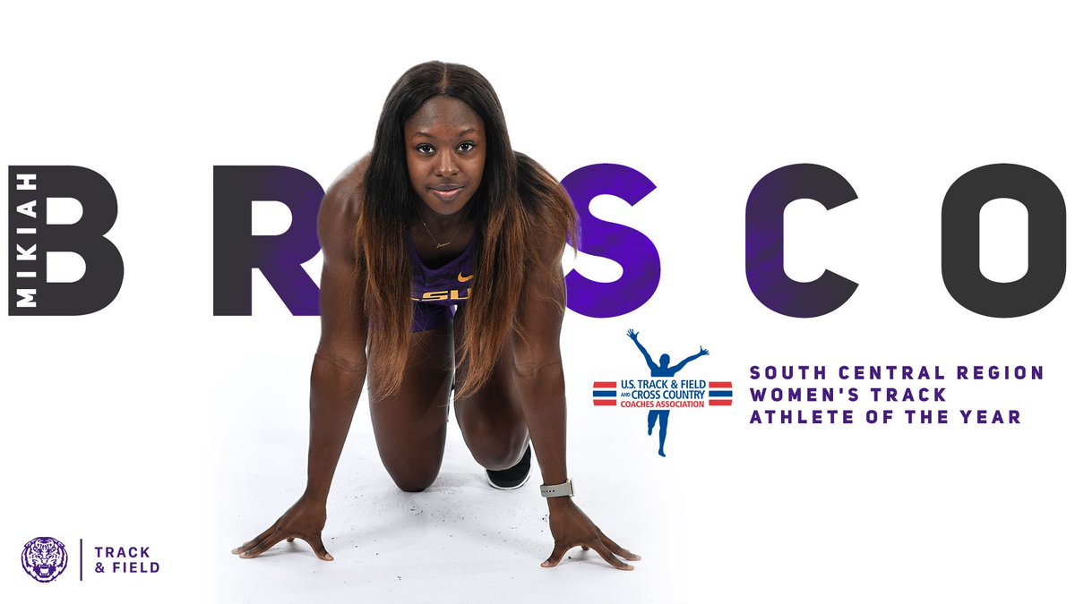 LSUTrackField's tweet photo. Congratulations to @trackfit_! Mikiah was named the @USTFCCCA South Central Region Women's Track Athlete of the Year this morning!
https://t.co/1eMgm15Km8 https://t.co/5dYGjeCgM4