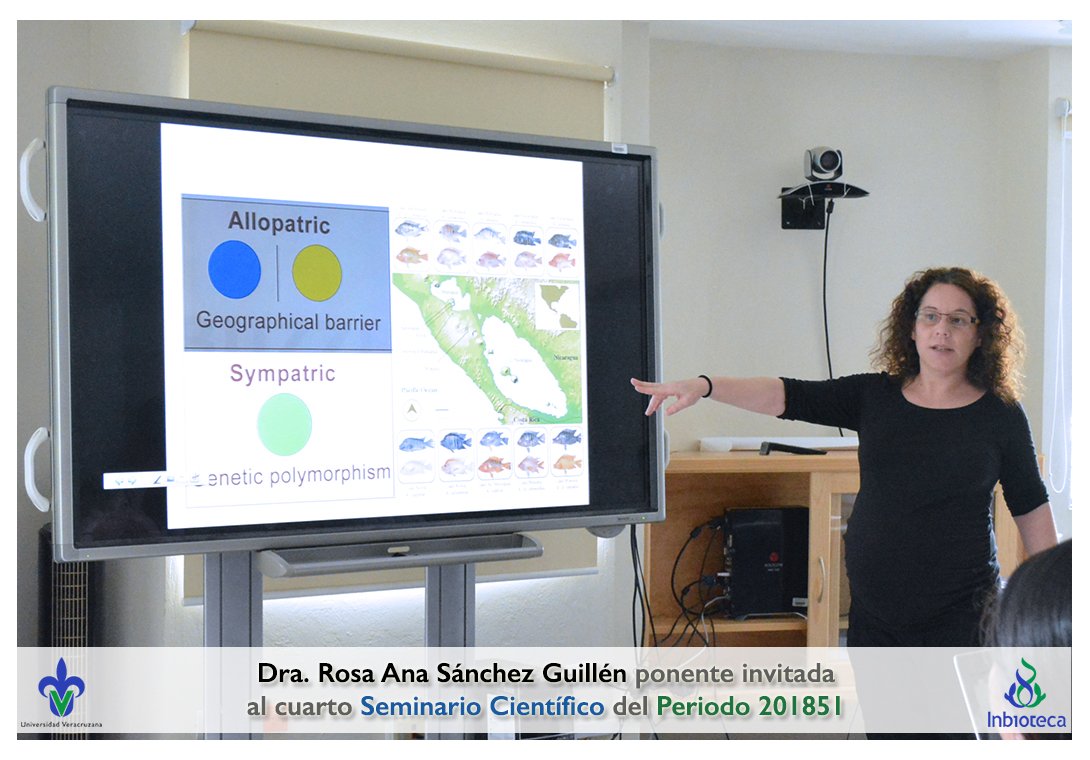 inbioteca's tweet photo. Cuarto seminario científico #MCEB #DCEB @inbioteca del periodo 201851. Invitada: Dra. Rosa Ana Sánchez Guillén https://t.co/Bb9BSzqz8K