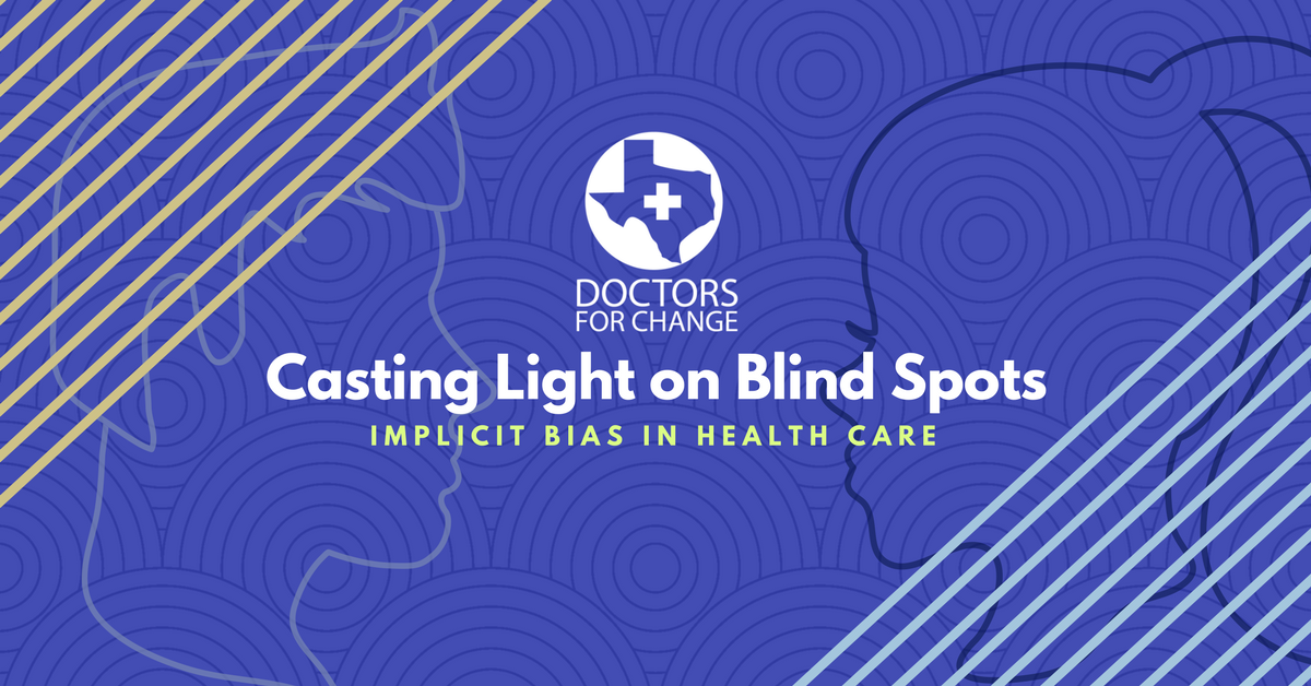 DocsForChangeTX's tweet photo. Registrations are still available for "Casting Light on Blind Spots," a DFC forum on implicit bias in health care. Join us tomorrow evening to learn more about this issue and what you can do in your practice to improve patient outcomes! 👥 Register at https://t.co/7bW5kW6XPI https://t.co/ciptDnkJKs