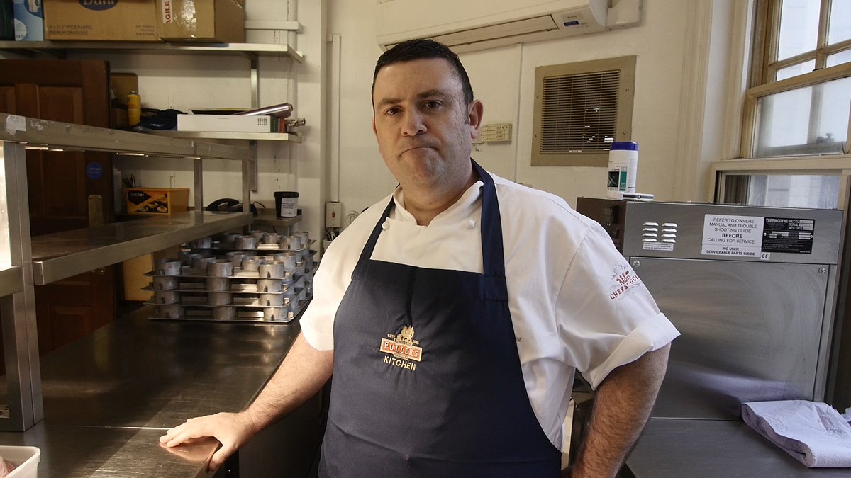FullersKitchen's tweet photo. Well what a way to kick start #nationalpieweek! After a day spent in the kitchen with no other than Fuller's Kitchen Executive Chef &amp; pie making extraordinaire, @MWest1975, we have been in pie heaven. Watch our social channels to see what we have been working on  #FullersKitchen https://t.co/V6iOBPpAtg