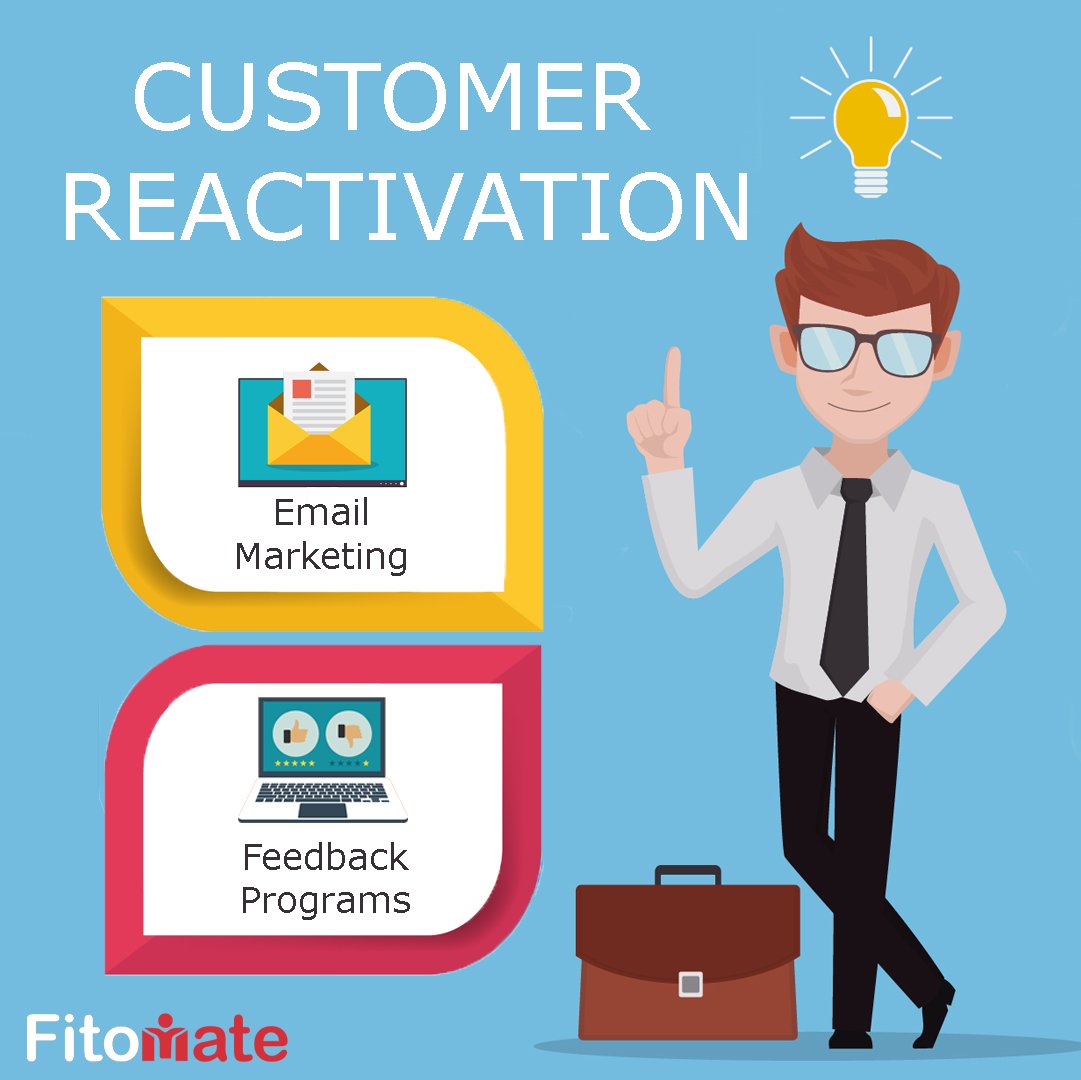 The most frustrating thing for any business is losing a customer. 
#Fitomate helps you with #feedback programs to bring your old customer back.
fitomate.com/modules

#thefitomate #fitnessmarketing #healthclubs #fitnessstudios #customerloyalty #customerreactivation