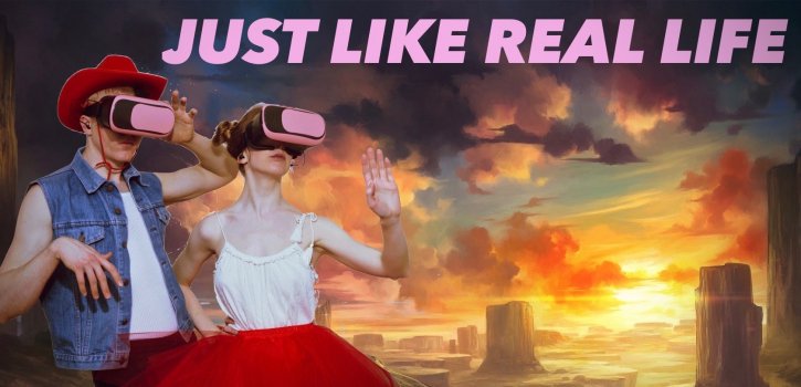 From our friends <a href="/CamdenPT/">Camden People's Theatre</a>: #JustLikeRealLife is a vivid and violent new work by Emma Attwood <a href="/RecursionCo/">RecursionCo</a> and <a href="/NickFinegan/">NICK FINEGAN</a> Fusing live performance and #virtualreality and featuring #soundart by Rhodri Karim.
#Sprint18https://www.cptheatre.co.uk/production/just-like-real-life/