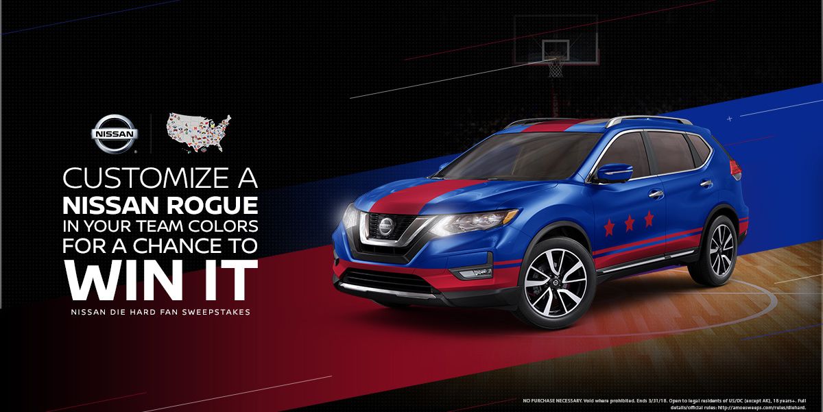 OrrCentral's tweet photo. Enter for your chance to win a one-of-a-kind 2018 Nissan Rogue custom wrapped in your team’s colors, season tickets, or swag from your favorite team. https://t.co/tCvoj1eVrO https://t.co/1rfYF5jiZW