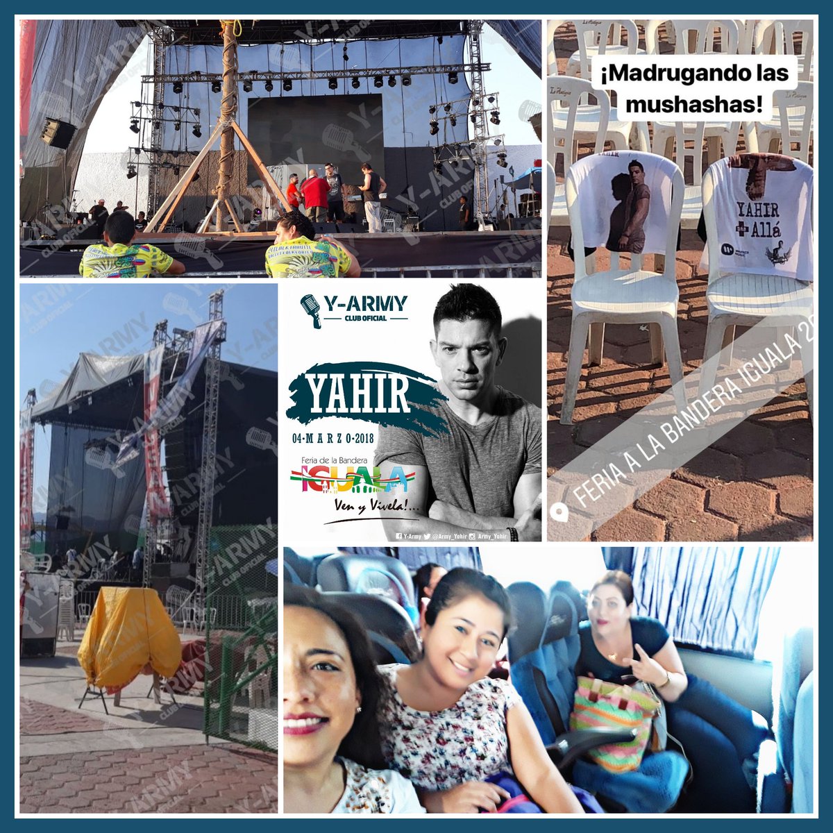 Army_Yahir's tweet photo. Así inicio la #ArmyAventura para ver a nuestro @yahirmusic 😃🤗🤗🤗🤗! 
Un viaje que valió la pena 😀!
Gran concierto en la @feriabandera
#ArmyGuerrero #ArmyMorelos https://t.co/mIHLBY7FYV
