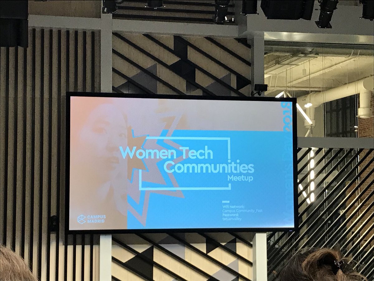 sandraarbelaez's tweet image. @CampusMadrid porque soy un Women tech commnunities @sofiabenjumea #googleSpace