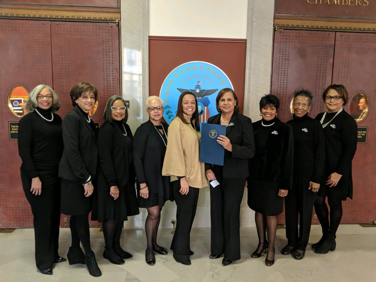 NC100BWCOC's tweet image. In recognition of Women's History Month, the NC100BWCOC received a resolution for service from Councilwomen Jaiza Page with the Columbus City Council.  The organization received acknowledgment for its outstanding commitment in advocating on behalf of Black women and girls.