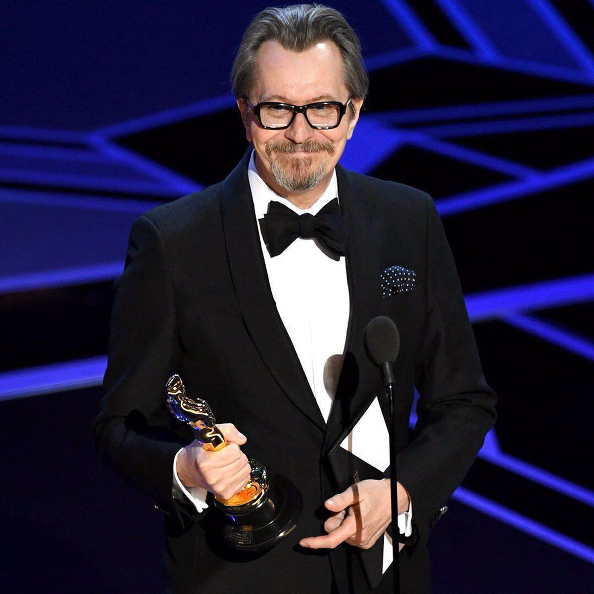 "I would just like to salute Sir Winston Churchill who has been marvelous company on what can be described as an incredible journey." - #AcademyAward Winner Gary Oldman