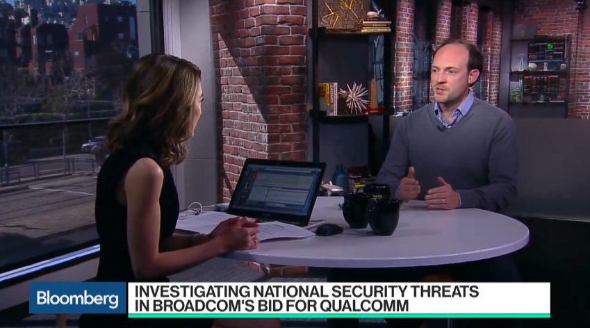 Matt Larson (@mattplarson) on Twitter photo Enjoyed unpacking CFIUS review of $AVGO bid for $QCOM, potential impact on anticipated board seats with <a href="/emilychangtv/">Emily Chang</a> <a href="/blsuth/">Brooke Sutherland</a> bloomberg.com/news/videos/20… Enjoyed unpacking CFIUS review of $AVGO bid for $QCOM, potential impact on anticipated board seats with <a href="/emilychangtv/">Emily Chang</a> <a href="/blsuth/">Brooke Sutherland</a> bloomberg.com/news/videos/20…