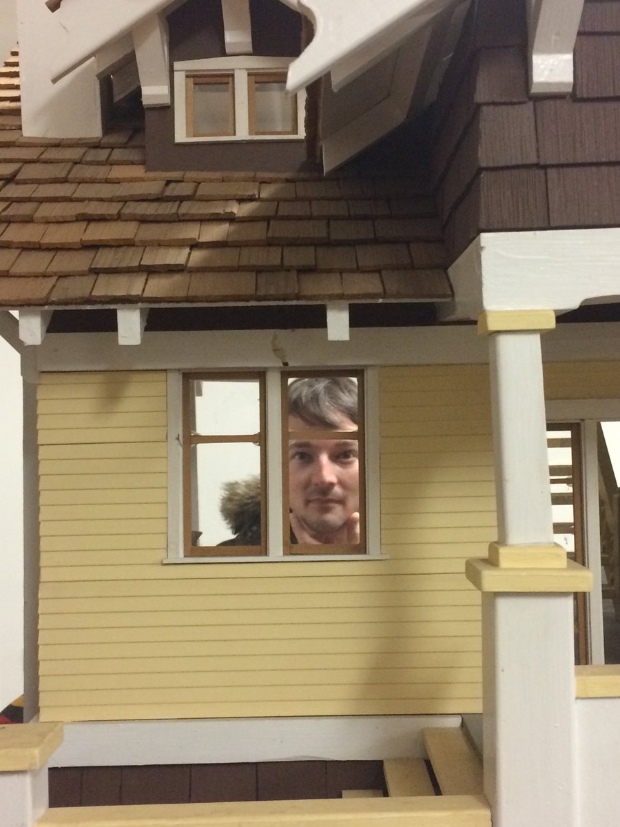 Abt2Wc's tweet photo. @Abt2Wc Trapped in the Tretheway (model) House! #THWYHouse
#ABTPracticum #ABTatUFV https://t.co/CadjzoWDk1