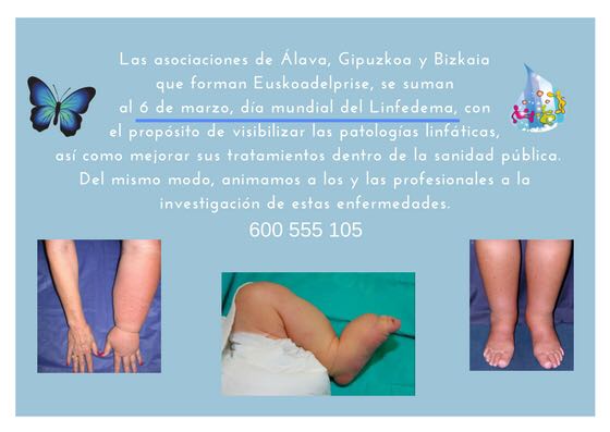 6 de Marzo, día mundial del Linfedema. No queremos ser invisibles ante la sociedad. Apoya y comparte!! Únete.