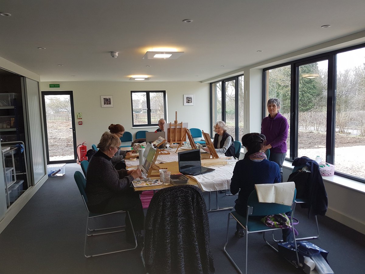 thehallcss's tweet image. Our smaller room  (The Cart Shed) is a lovely light room ideal for painting groups, craft groups, and meetings too. It even has a sink in the cupboard to wash paint brushes etc.  And it's just £7.50 an hour to hire.
