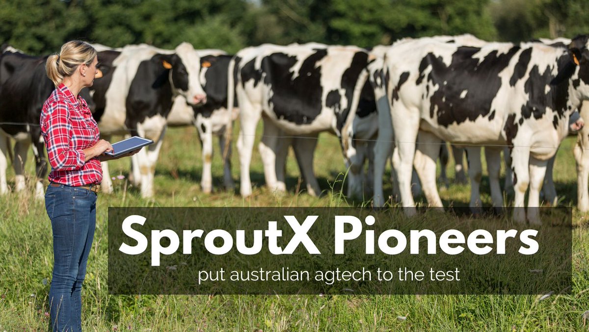 It's official! SproutX Pioneers program has launched!
Are you a farmer who wants to put Australian #agtech to the test? 
Learn more here: bit.ly/2Ff6gBD