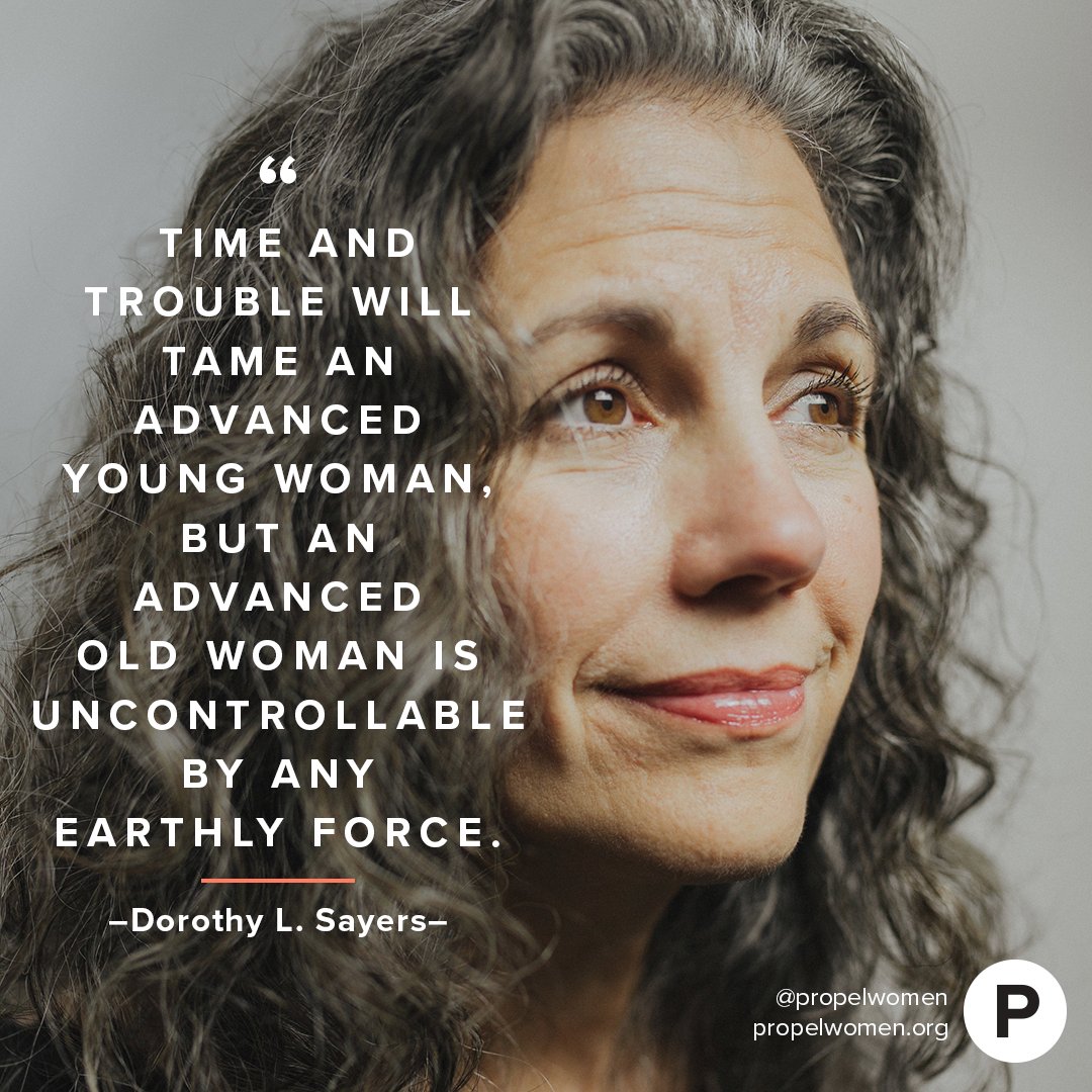 PropelWomen's tweet photo. We celebrate women of all ages this month, and their passion, purpose and potential! Jesus rose from the grave to make us dangerous to the kingdom of darkness. This. Is. Our. Time. #WomensHistoryMonth https://t.co/292KpiZwYe