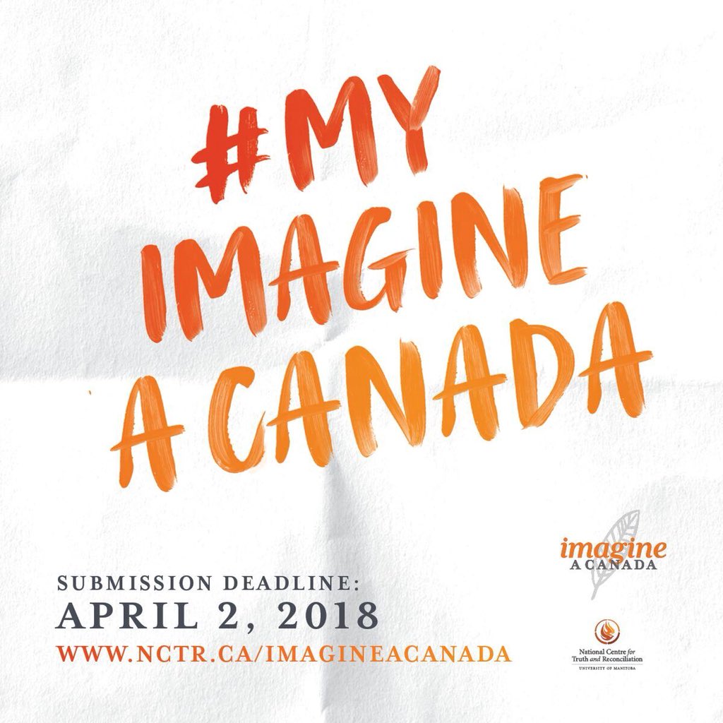 RedRisingZine's tweet photo. Teachers!! The NCTR is calling young people from across the country (kindergarten to post-secondary) to share their views of Reconciliation!
Submit a poem, story, song, painting, rap, drawing or essay by APRIL 2nd.
https://t.co/koXWClzmgI
#IndigenousEducation https://t.co/ZgzMbK1Han