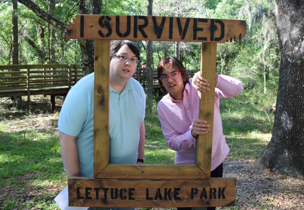 MatteRabbit's tweet image. Today I got married to the amazing @sethcatfag at Lettuce Lake Park
The only people there were us and a friend who officiated it (shoutouts to Dan who did this for us at the literal last minute)
Here&apos;s to 11 years together and many more to come
Til death do us part
Love you Seth