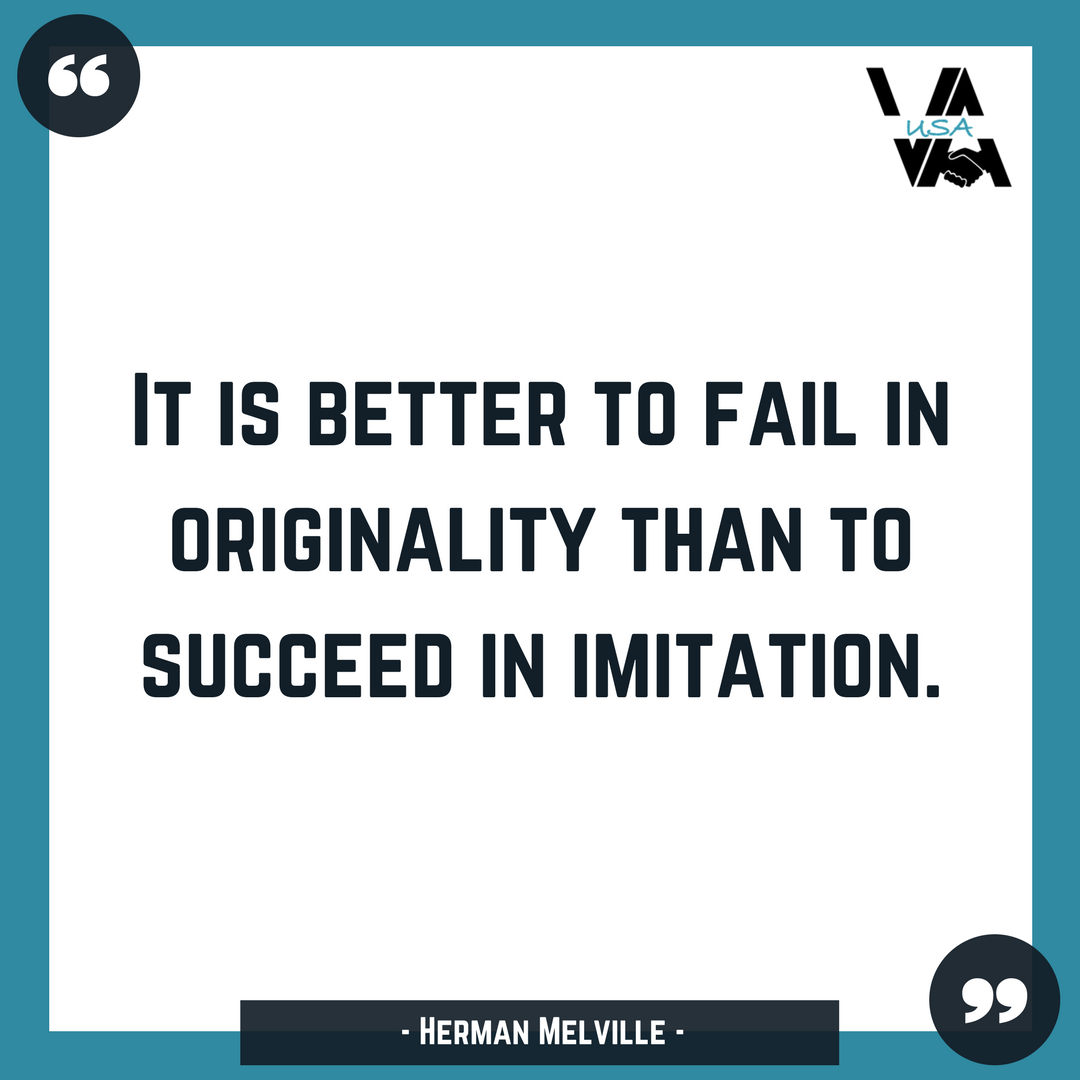 NRichDigital's tweet photo. Never lose your originality to comparison. You are unique for a reason.

 "It is better to fail in originality than to succeed in imitation."
  -Herman Melville

#creativity #work #original #imitation #success #unique #business https://t.co/YykSPgD7Ly