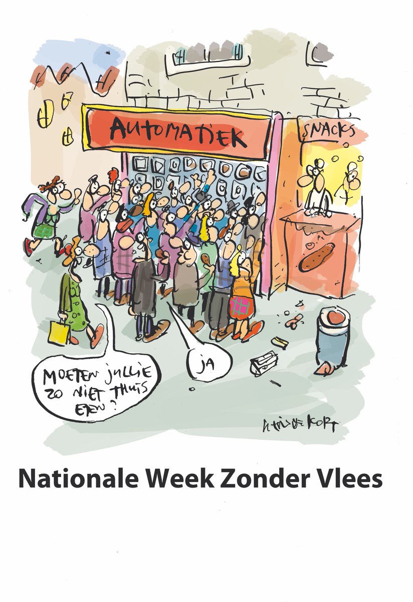 #weekzondervlees#cartoonweekzondervlees#cartoonvegetarian