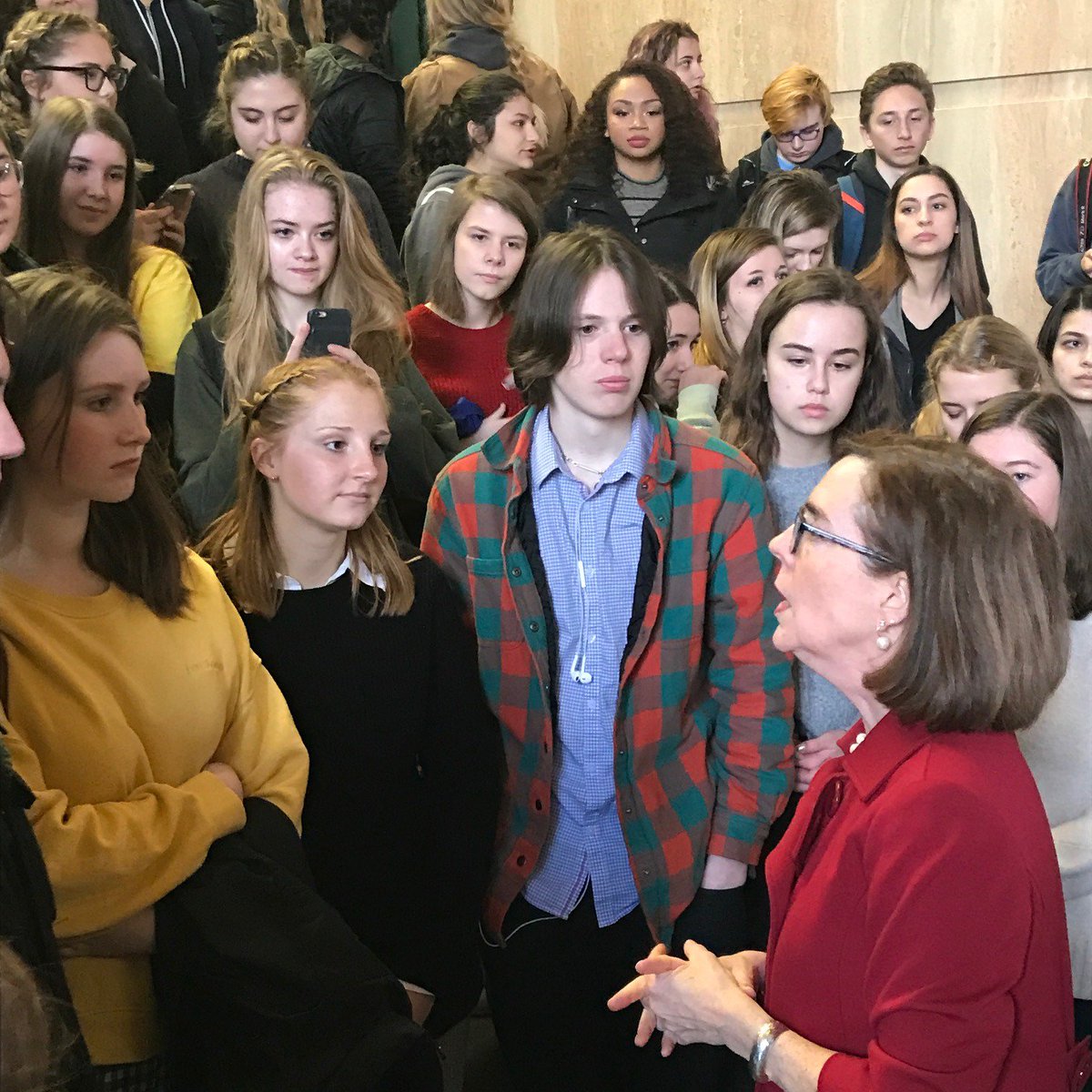 "We will not be a statistic!" 

Powerful words from students at the State Capitol today, advocating for the importance of continued action to end #gunviolence and the steps they would like to see the state take to improve school safety.