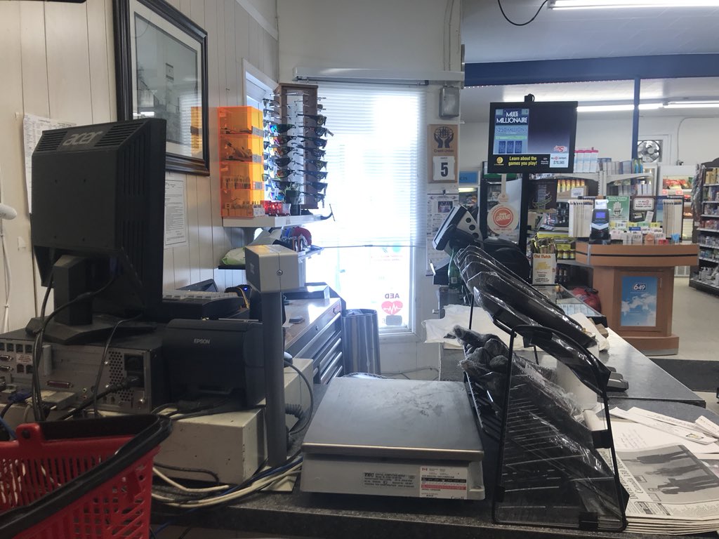 MeaghanCraigC21's tweet photo. Three weeks ago this store in #Perdue was broken into. Thieves got away with $1,500 - the RCMP took one hour to respond &amp; haven’t followed up since. A town hall with RCMP has now been scheduled for Thurs. at 7 p.m. - every detachment in the province will hold one this year. #sask https://t.co/4t3wP9BHIA