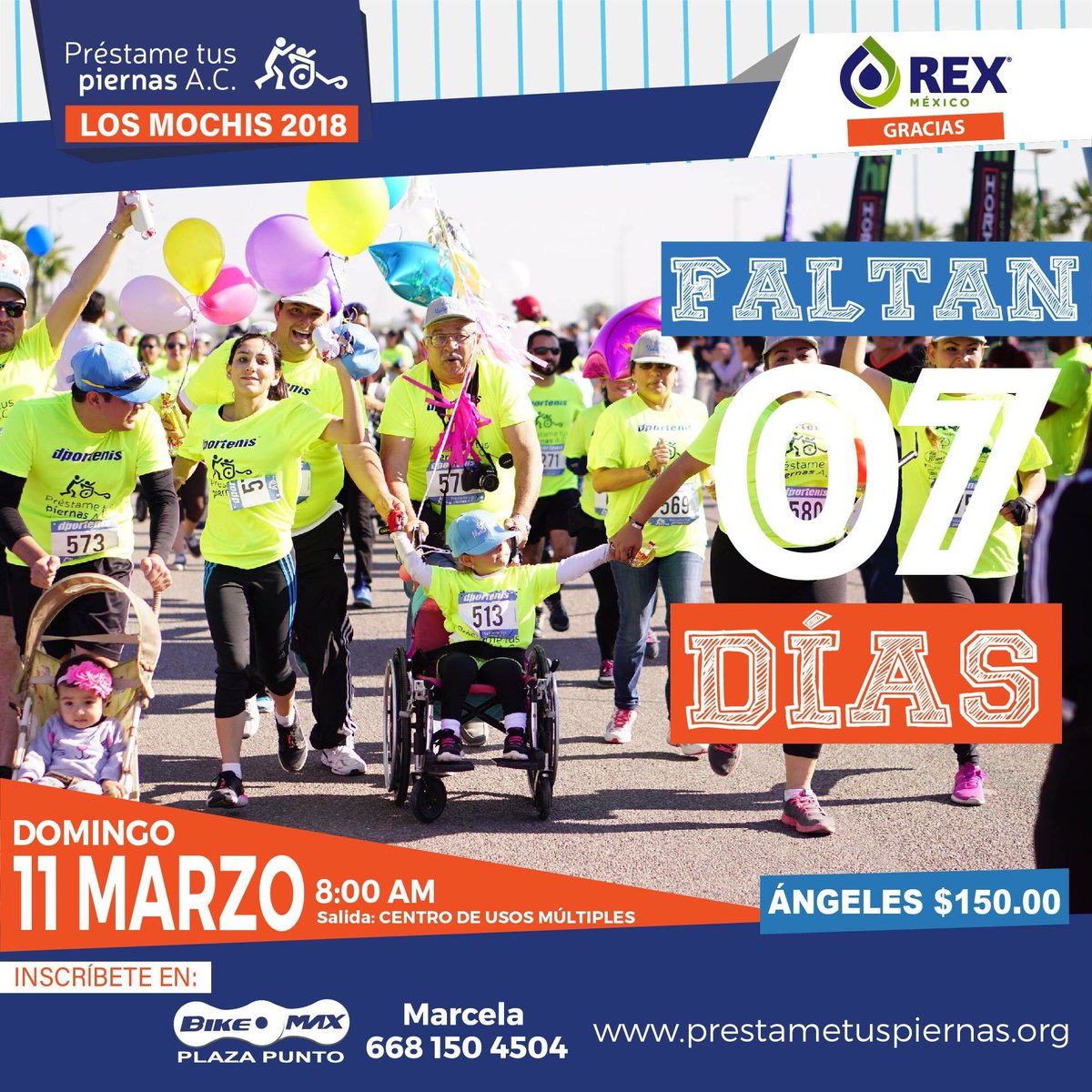 PTPmexico's tweet photo. Ya estamos a solo unos días! Préstame tus piernas Los Mochis 2018! Aún puedes inscribirte y participar en esta gran experiencia! https://t.co/CruFFfgTAn
