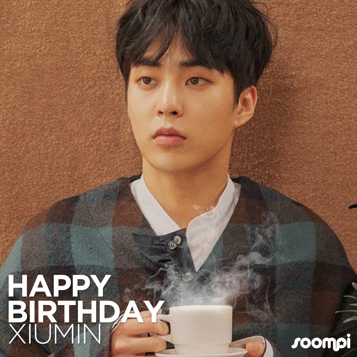 soompi's tweet photo. Happy Birthday to #EXO's Xiumin! #HappyXiuminDay! 🎉 Catch up with him: https://t.co/kMmR3ODbqV https://t.co/iNJxIyJnyG