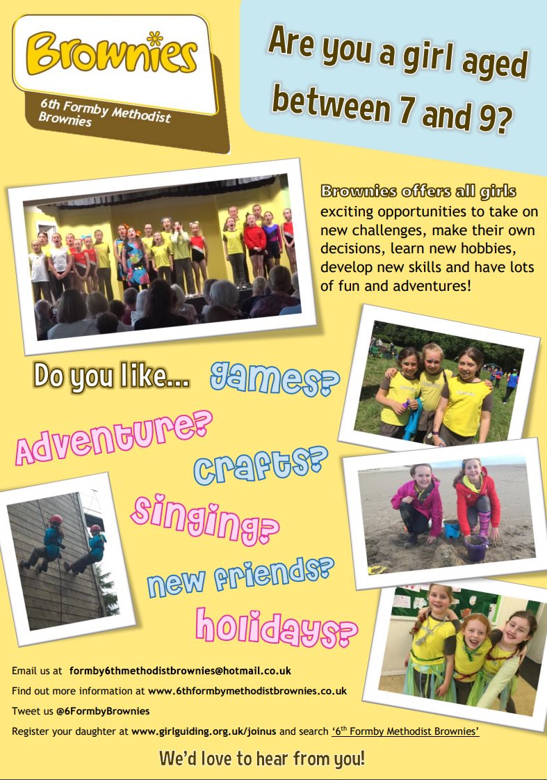 6FormbyBrownies's tweet image. WE HAVE SPACES!! 🎉🎉 We’d love you to come and join our pack! Not quite 7? Don’t worry! We can add you to our waiting list 😄😄 @FormbyBubble