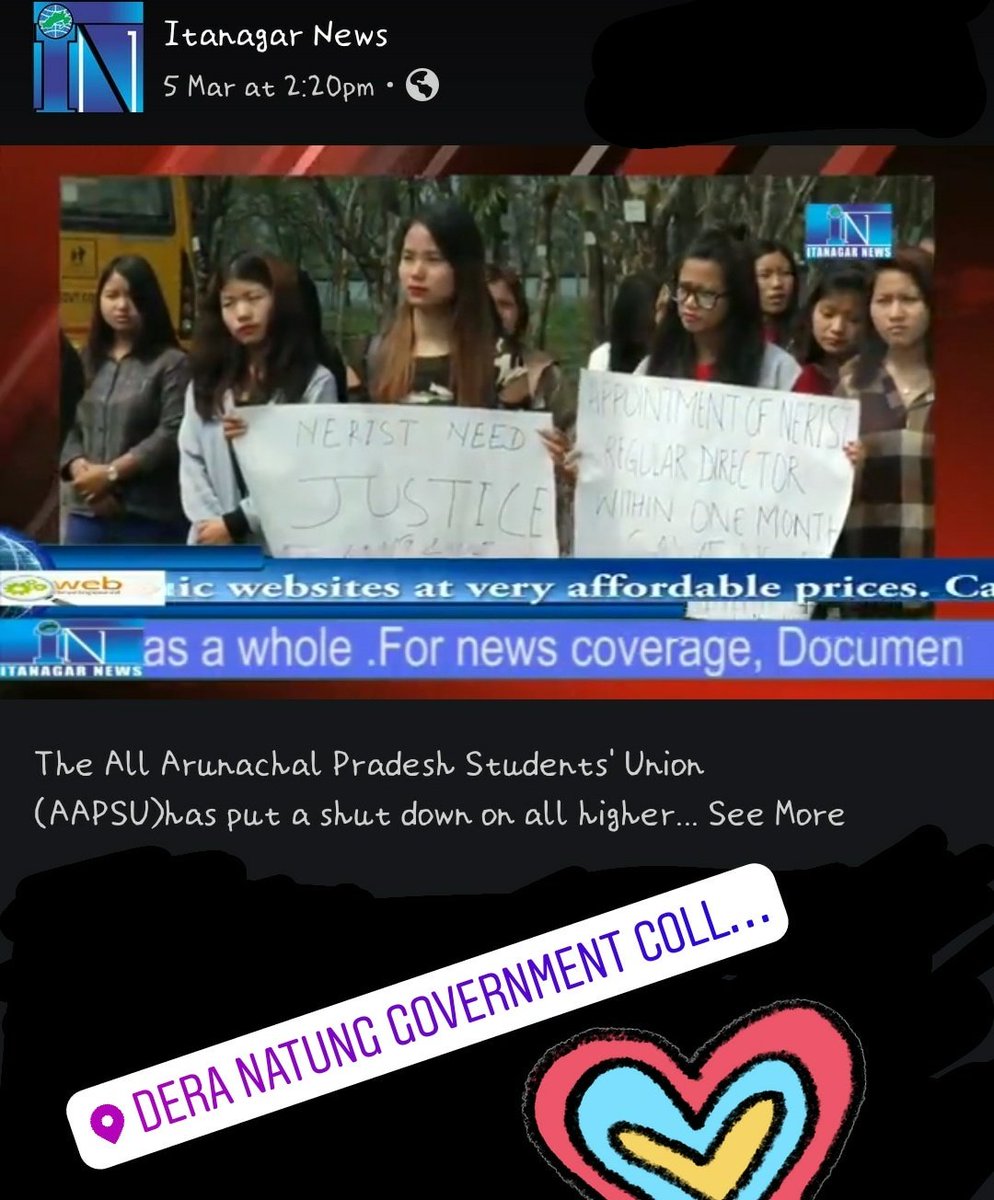 ASingming's tweet photo. Everyone is supporting us...
why not u??? @KirenRijiju @PrakashJavdekar @PMOIndia
we have waited enough.. 
#saveNERIST 🙏 https://t.co/2wBhu6UiIV