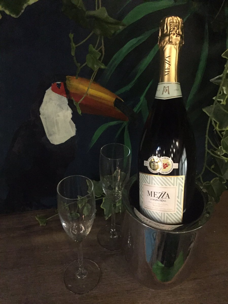 SpotPutney's tweet image. How do you beat the Monday blues? We find the best way is with a bottle of bubbly, Terri the toucan seems to like it and tonight he's gone for @MezzacoronaWine Glacial Bubbly #MondayBlues #Bubbly #spoho