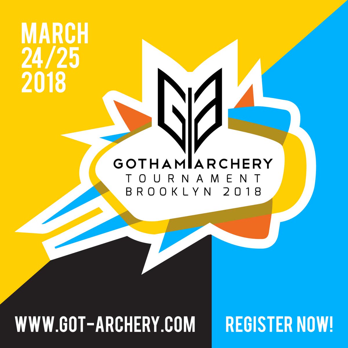 The first Gotham Archery Tournament will take place March 24 and 25! Join us Saturday or Sunday for a fun and friendly competition. Olympic Recurve, Barebow, and Compound. Prizes for 1st 2nd and 3rd! More information and sign up at ow.ly/9njx30iLDJO #gothamarcherytournament