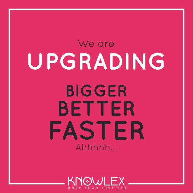 BeKnowlex's tweet photo. Knowlex will be upgrading to a new version over the next few days. 

The app will now be available on the Apple Store along with Google Playstore, supporting both IOS and android.

#Knowlex #BeKnowlex #Curiosity #Revolution #Sex https://t.co/ETEys7jVoY