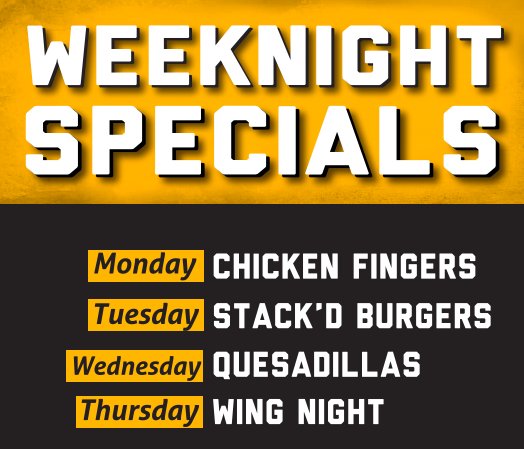 StackdOakland's tweet photo. We heard you - chicken fingers are BACK on Monday nights, 1/2 OFF from 9PM-Midnight! #stackdpgh https://t.co/rkV7jVCbY6
