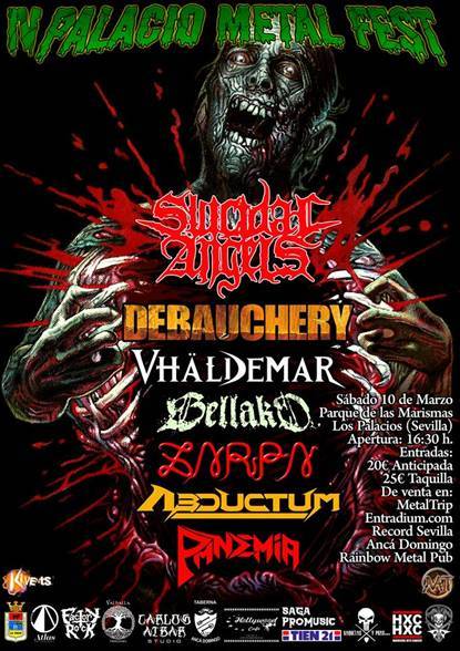 Este próximo 10 de Marzo se celebra la IV edición del Palacio Metal Fest en la localidad de Los Palacios y Villafranca en Sevilla thepurgatoryradioblog.wordpress.com/2018/03/05/est…