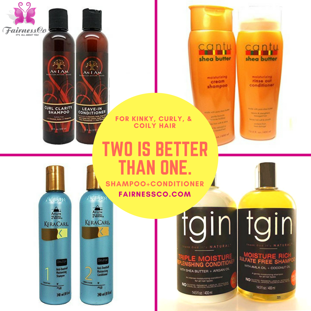 FairnessCoshop's tweet photo. Two Is Better Than One!
Discover the best #Shampoo + #Conditioner sets you will love at great low prices on #FairnessCo.
Visit: https://t.co/djgy3g4aqs
#Haircare #HairBreakage #Curls #London #African #beauty #BlackWomen #blackbeauty #AfricanBeauty #africanamerican https://t.co/eCpMNMTBcH