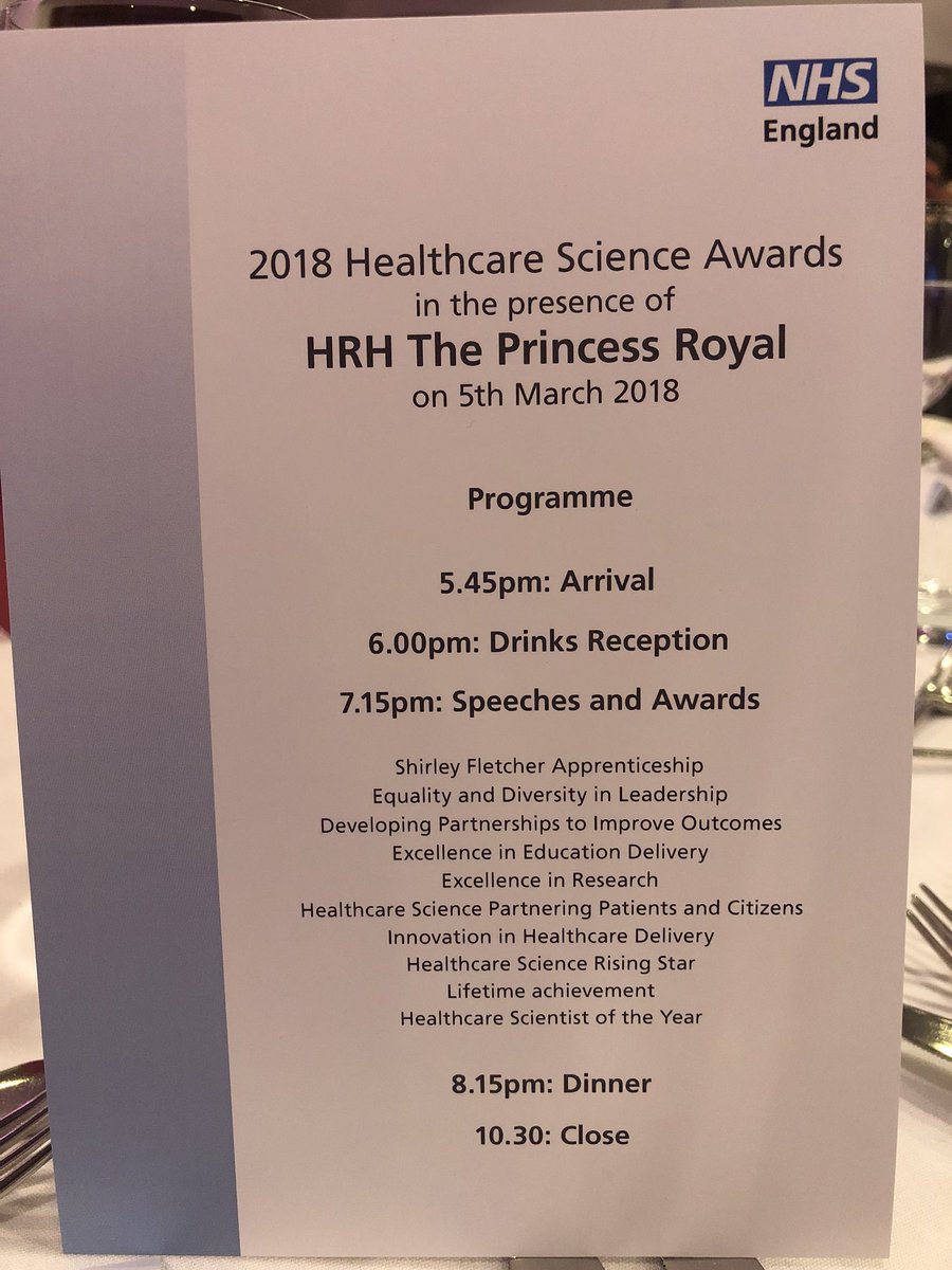 catherinemross's tweet image. Commencing the Chief Scientific Officer 2018 Healthcare Science Awards @CSOSue @WeHCScientists Celebrating the contribution healthcare scientists make to improve patient outcomes. #PITF18