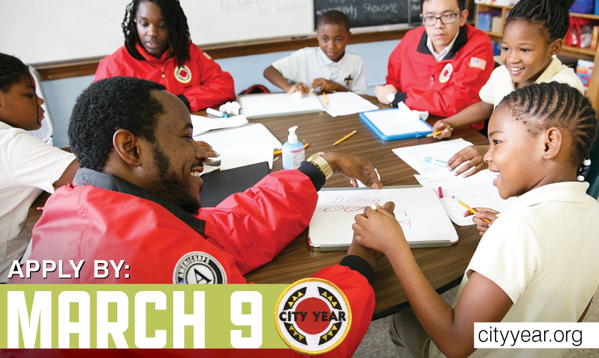 Four more days until Application Deadline Day! Submit yours today to #makebetterhappen as a <a href="/CityYear/">CityYear</a> AmeriCorps Member by working as a tutor and mentor in urban schools!