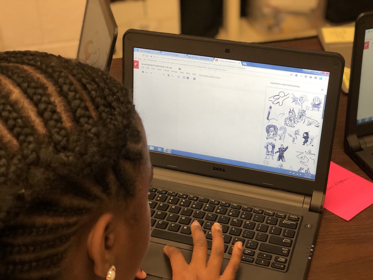 wiseowltech's tweet photo. Designing our donation cutouts to support Cancer research with @googledocs #PBL #DeeperLearning #projectforacause @SoTECHcellent @HopewellSchools https://t.co/K7i3bnnkvQ