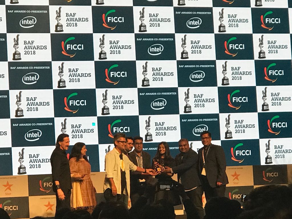 goldenrobotani's tweet photo. Here's the first of the many awards of Golden Robot Animation
Winner of BAF Award 2018 - Best Promo Film (International) for Chhota Bheem - Kung Fu Dhamaka
#GoldenRobot #GreenGold #WorkPlayAnimate #ChhotaBheemKungFuDhamaka #ficcibaf #ficciframes18 https://t.co/Xmt7lHfvrK