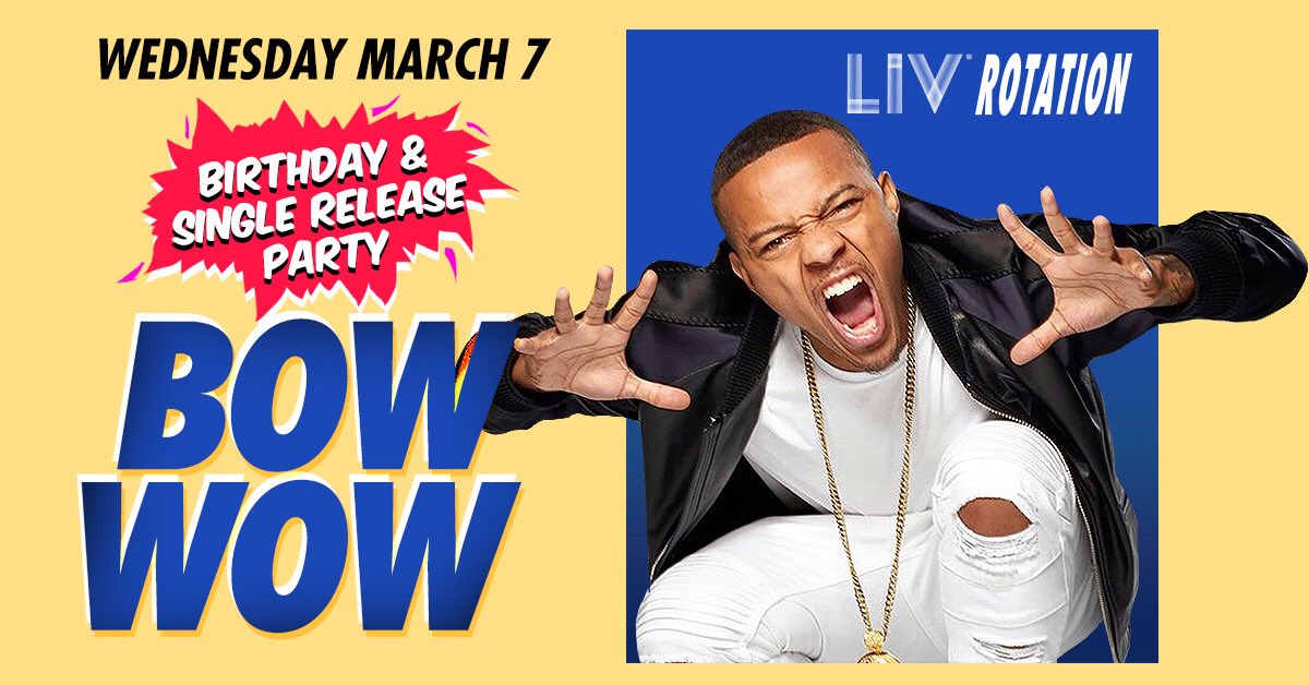 . kicking off this week for Happy Birthday Bow Wow! Tickets at  