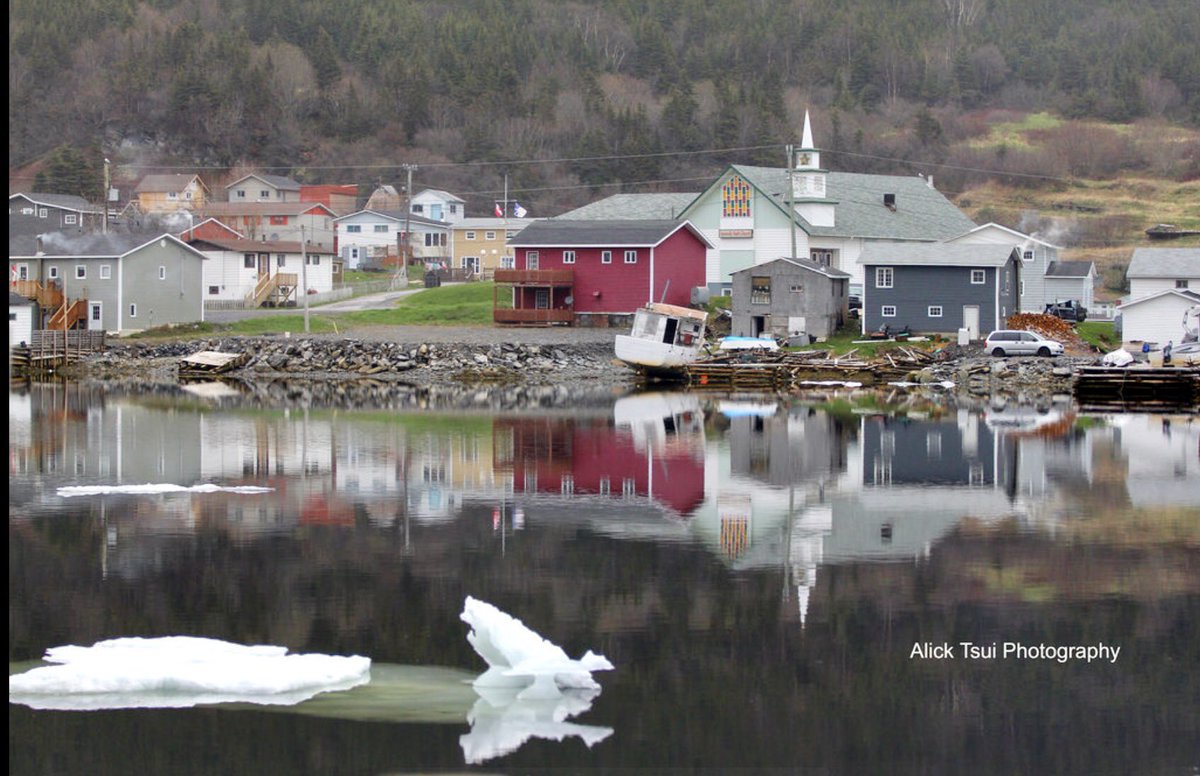 positively4ever's tweet photo. Just love sight like this #Englee #ExploreNL #iceberg #reflections #northernPeninsula @NLtweets @DestinationCAN @HospitalityNL #outport #newfoundland https://t.co/BIEKwqSk1h