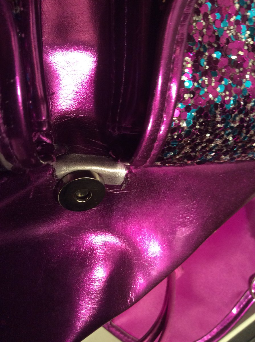 Mark15589466's tweet photo. @smiggle_ hey smiggle, my DD bought a new school bag on 13 January which she 😍. It’s beginning to crack all over - can you please help?she’s 😩. Is this a manufacturing fault? https://t.co/P7SGMArjcb